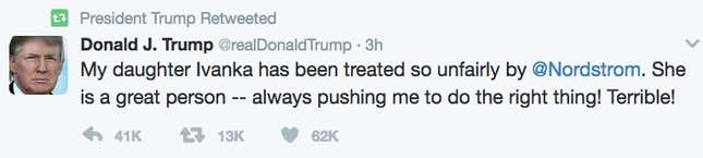 Image for article titled Companies take note: Play ball with the Trumps, or be attacked by the White House