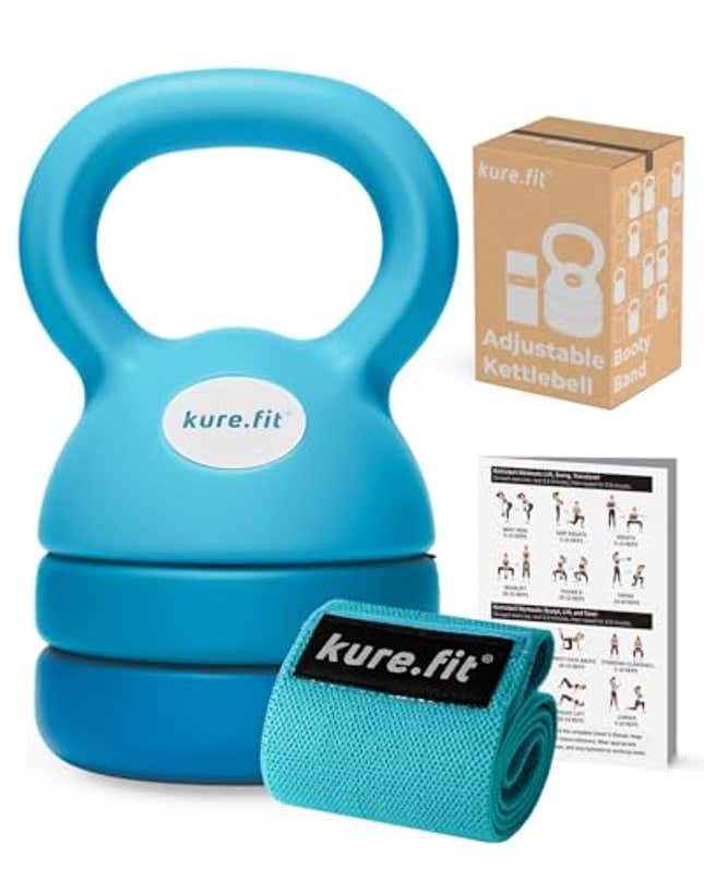 Image for article titled Get Fit with a Space-Saving Adjustable Kettlebell