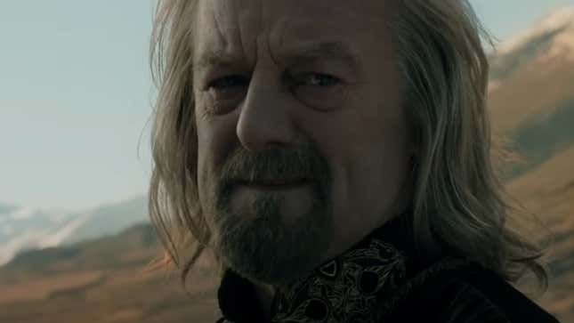 Image for article titled Bernard Hill's Best Moment as Théoden Showed the Human Heart of a King