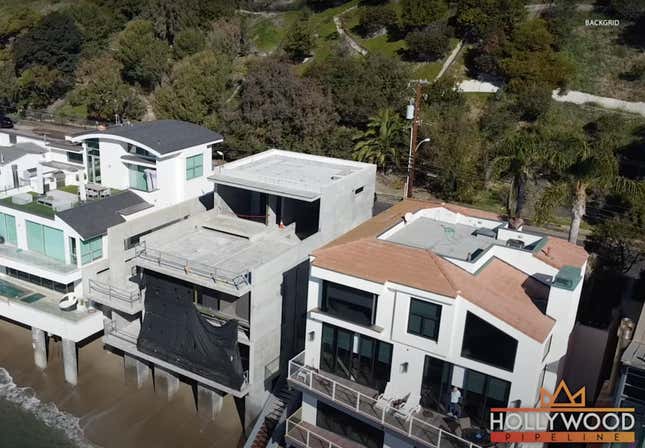 Reportedly a photo of Kanye West’s Malibu home