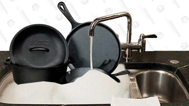 Lodge Pre-Seasoned Cast Iron 5pc Set | $90 | Amazon