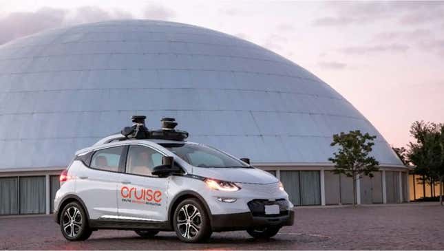 Image for article titled Cruise Server Crash Causes Self-Driving Car Blockades on San Francisco Streets