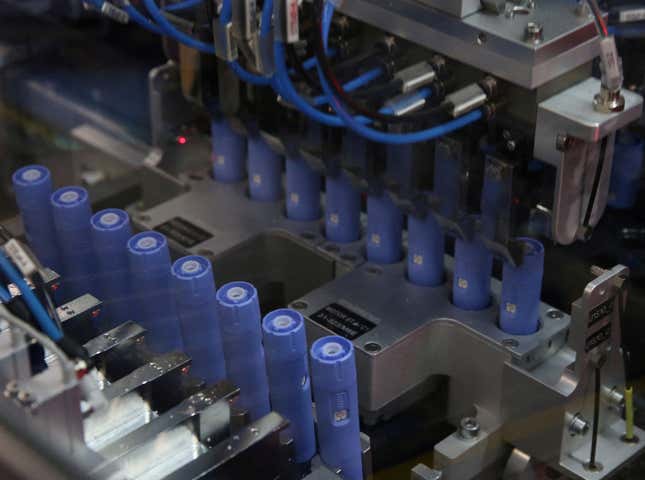 A view shows Ozempic pens, as they are assembled at a Novo Nordisk facility