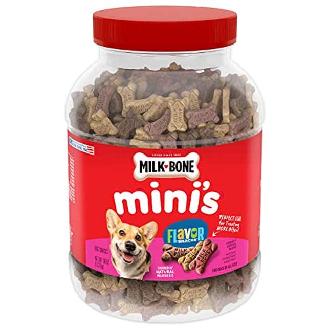 Image for article titled Milk-Bone Mini's Flavor Snacks Dog Treats, Now 32% Off