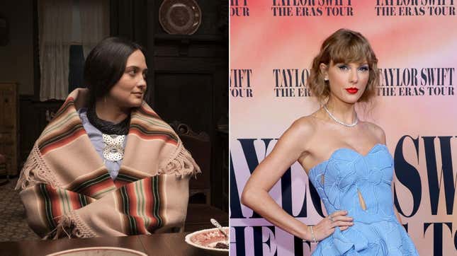 Killers Of The Flower Moon (Apple), Taylor Swift (Matt Winkelmeyer/Getty Images)