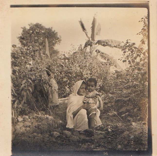 My great-grandmother and my mother.