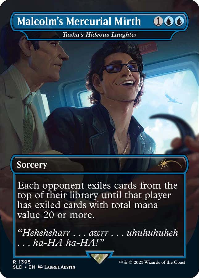 Image for article titled Magic: The Gathering&#39;s Secret Lair Anniversary Is Full of Sexy Ian Malcolm