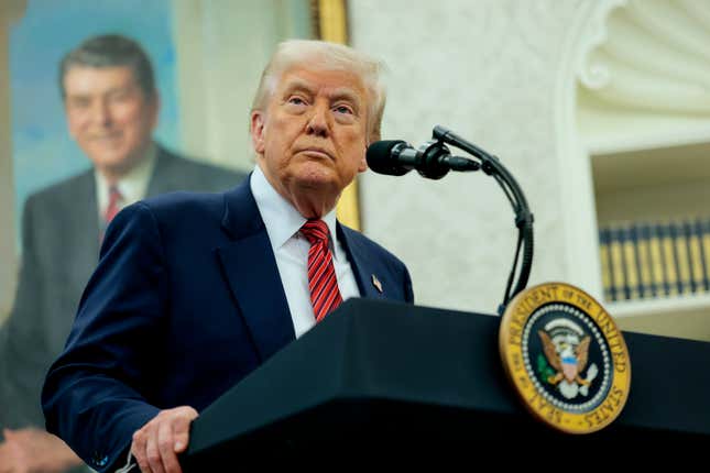 Image for article titled Trump announces trade deal with the U.K.