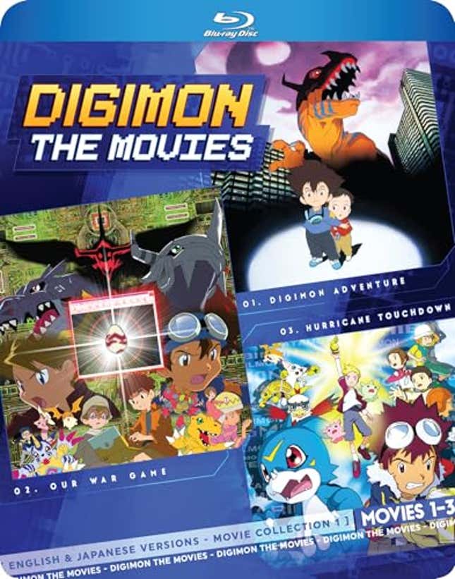 Image for article titled Digimon The Movies 1-3 Collection [Blu-ray], Now 25% Off