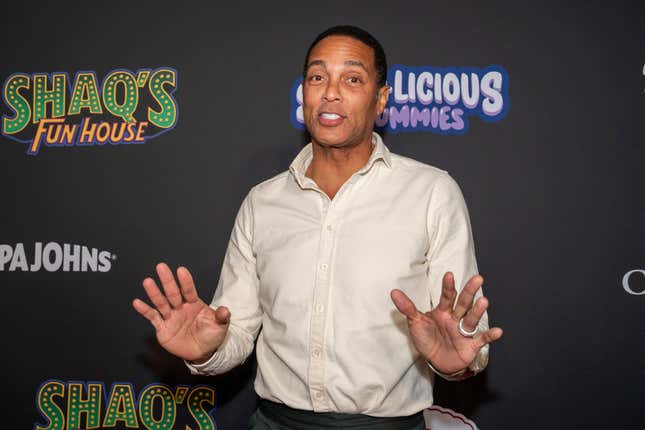 NEW ORLEANS, LOUISIANA - FEBRUARY 7: American television journalist Don Lemon arrives at Shaq’s Fun House at Mardi Gras World on February 7, 2025 in New Orleans, Louisiana.