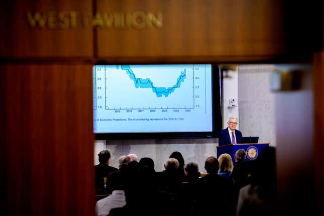 Image for article titled A top Fed official sees just one interest rate cut this year
