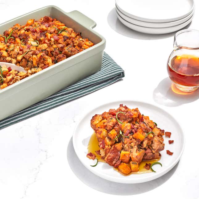 Sweet potato and maple stuffing