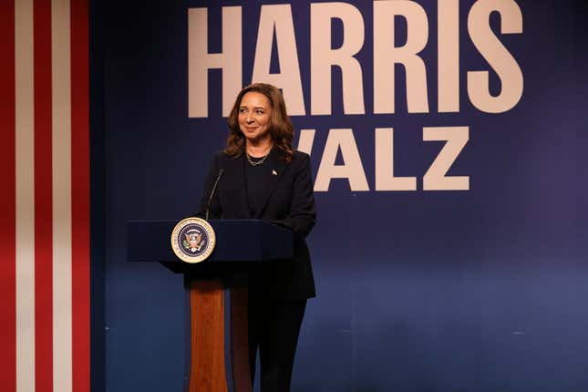 Image for article titled WATCH: Black Twitter Celebrates Maya Rudolph’s ‘Spot On’ ‘SNL’ Return as Kamala Harris