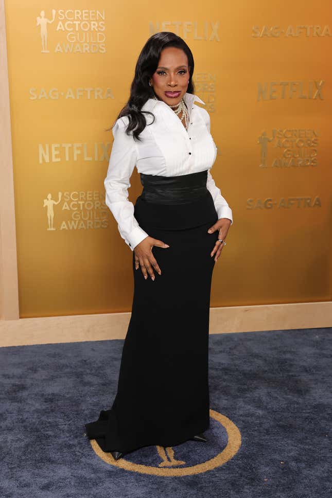  Sheryl Lee Ralph arrives at the 31st Annual Screen Actors Guild Awards at Shrine Auditorium and Expo Hall on February 23, 2025 in Los Angeles, California.