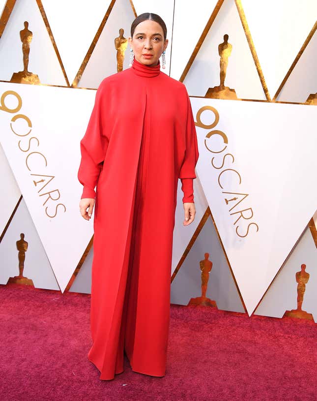 Maya Rudolph arrives at the 90th Annual Academy Awards at Hollywood &amp; Highland Center on March 4, 2018 in Hollywood, California.