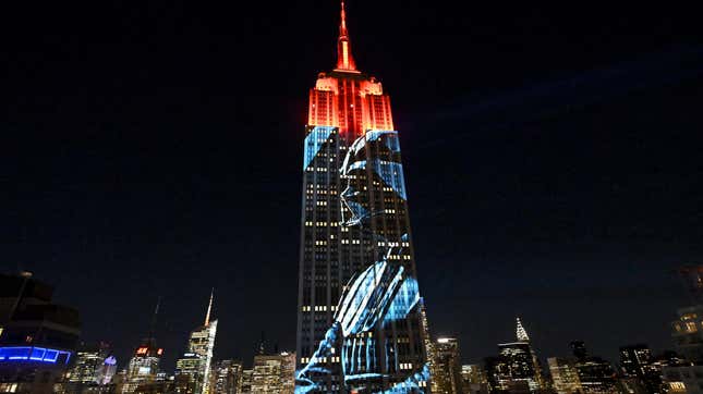 Lord Vader takes over his Empire State Building.