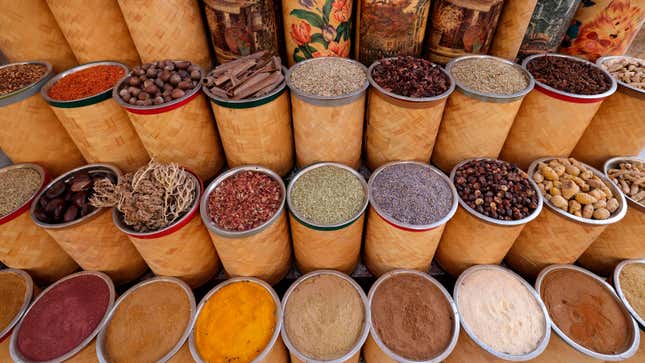 A spice stall