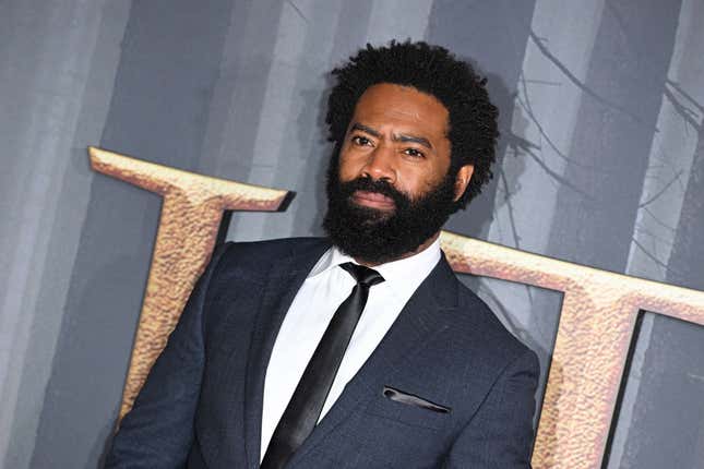 Nicholas Pinnock attends the “Outlander” Season six premiere at The Royal Festival Hall on February 24, 2022 in London, England.