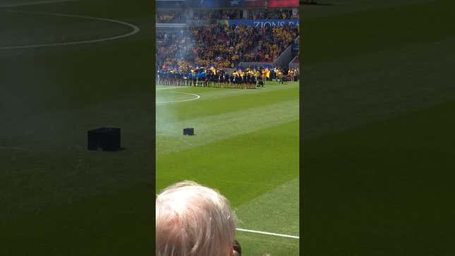 Let Us Cringe Together At A Truly Butchered Pre-Game National Anthem