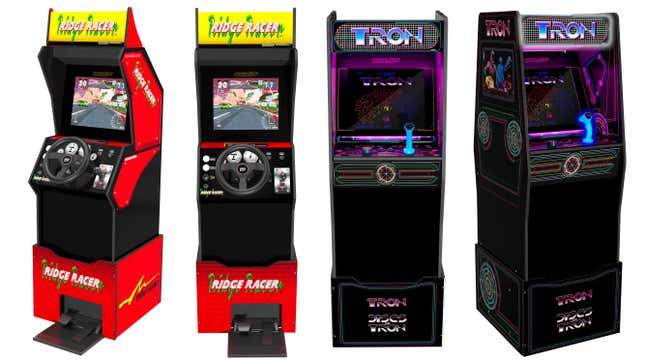 Arcade1Up Announces Ridge Racer and Tron Arcade Machines
