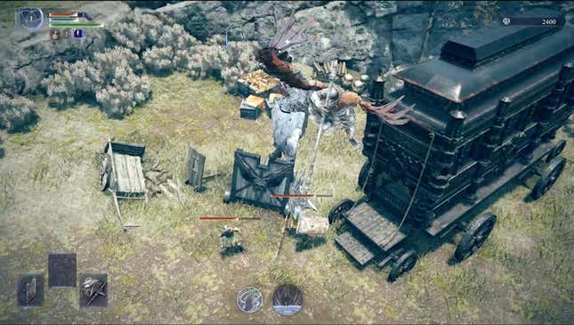 Guardian leaps into the air to attack enemies.