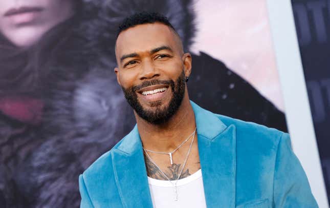 Omari Hardwick arrives for the premiere of “The Mother” at the Westwood Regency Village Theater in Los Angeles, California, on May 10, 2023.