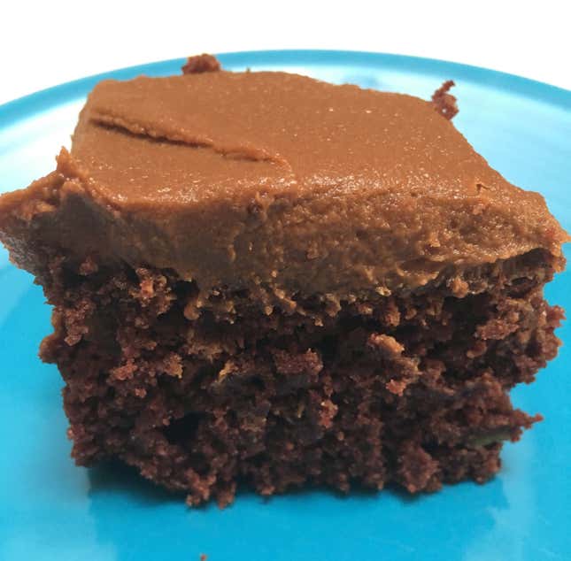 This delicious vegan chocolate frosting has just two ingredients