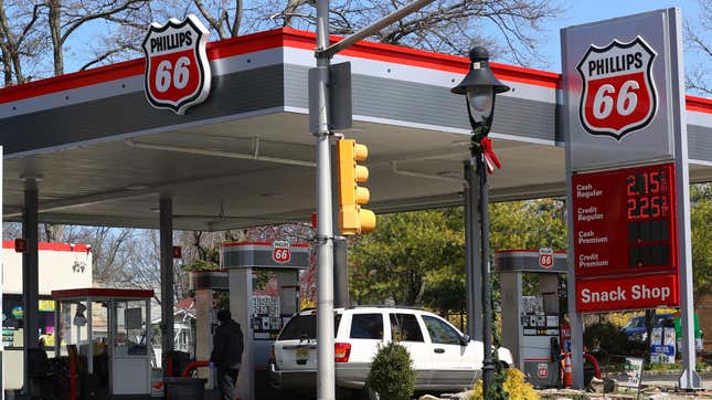 A  Phillips 66 station in Union, NJ