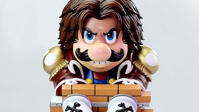 A Mario x One Piece crossover toy