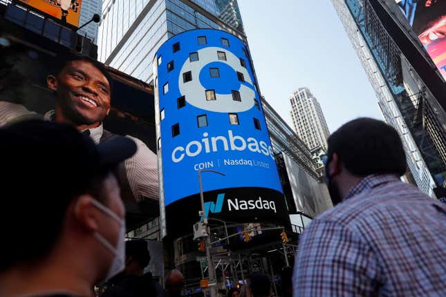 Image for article titled Coinbase won US regulatory approval to sell crypto futures