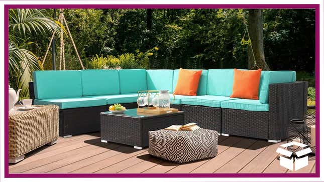 Reimagine your deck or patio and save 50% when you hit Wayfair’s Big Outdoor Sale.