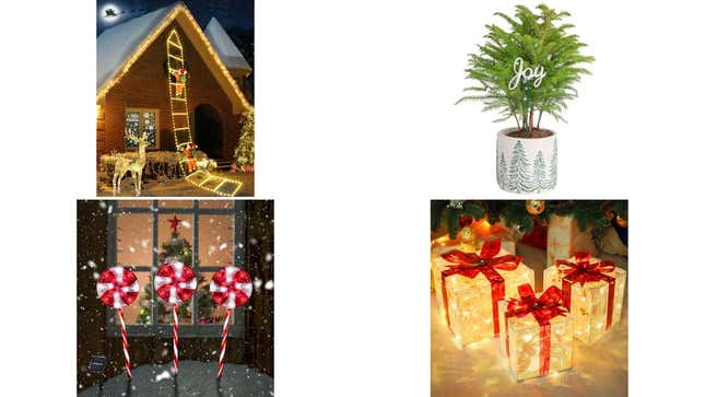 Image for article titled Amazon Has Discounts on Some of Their Bestselling Holiday Decor: Up to 38% Off