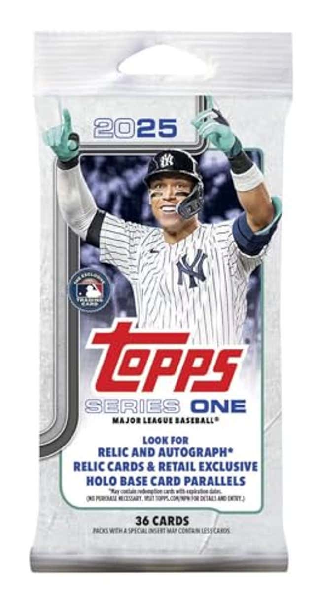 Image for article titled 2025 Topps Series 1 Baseball Trading Card MLB Jumbo Fat Pack, Now 33% Off