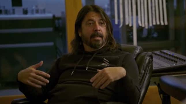 Dave Grohl sits with Pharrell Williams on Paramount+ series, From Cradle to Stage (2021).