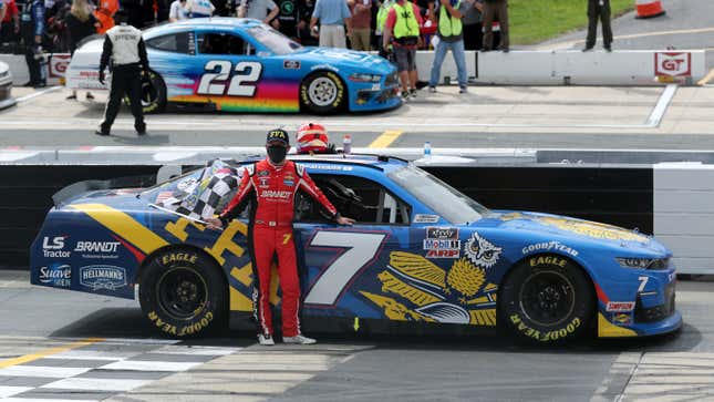 Image for article titled Justin Allgaier Secures First 2020 NASCAR Xfinity Series Win After Disastrous Daytona Weekend