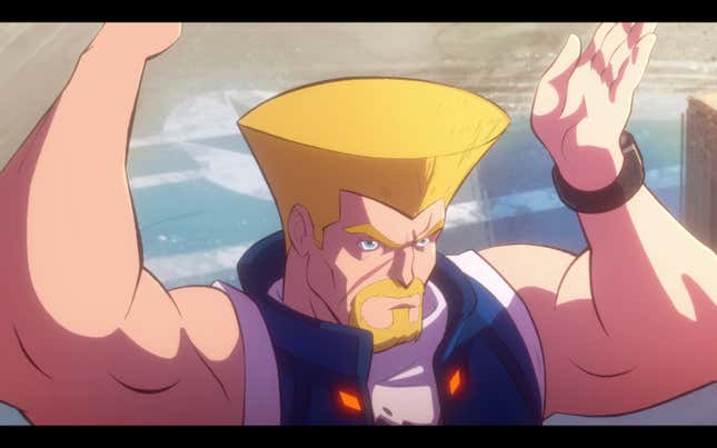 Soldier: 76 as Guile.