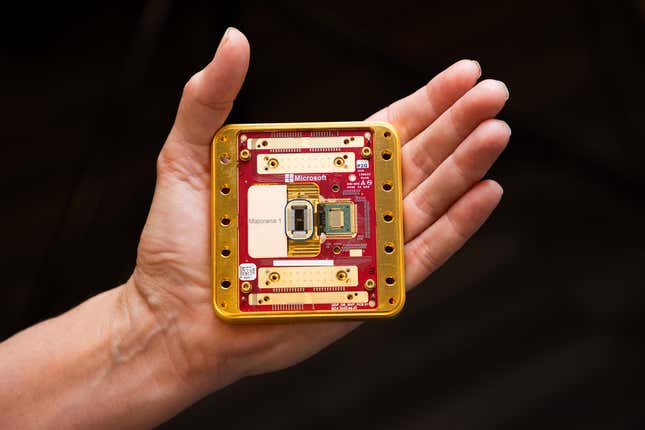 Microsoft’s Majorana quantum computing chip