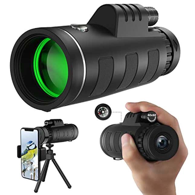 Image for article titled Bask in Nature with 70% Off the JiaSifu Monocular Telescope