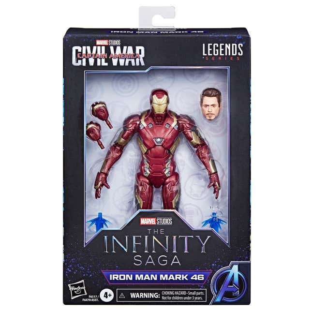 Image for article titled Hasbro Assembles 8 New Marvel Legends Figures Inspired by the Infinity Saga
