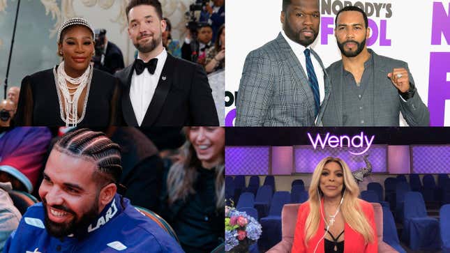 Bild für Artikel mit dem Titel Die traurige Gesundheitsdiagnose von Serena Williams‘ Ehemann, die Verachtung des Hip-Hop für Drake, Omari Hardwick und 50 Cent streiten immer noch, Wendy Williams‘ Prophezeiungen und mehr