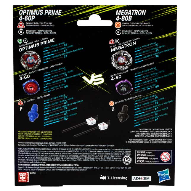 Image for article titled There&#39;s More Than Meets the Eye With Hasbro&#39;s Transformers Beyblades