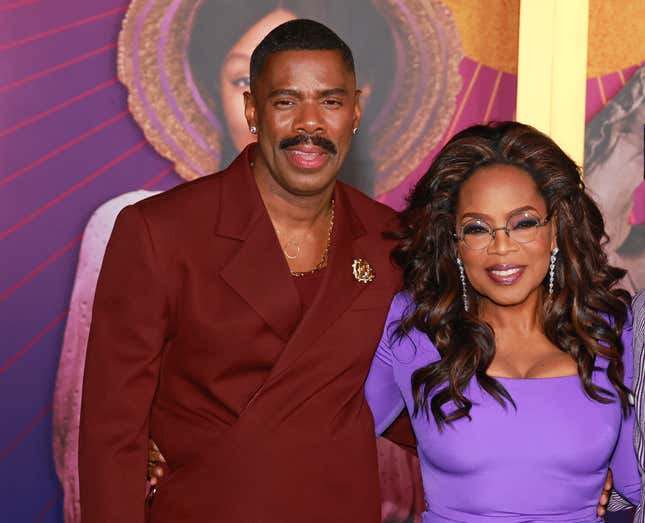 Colman Domingo, left; Oprah Winfrey.