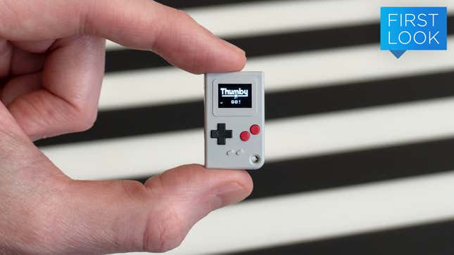 Image for article titled How Small Is Too Small for a Game Boy? The Thumby Might Have the Answer