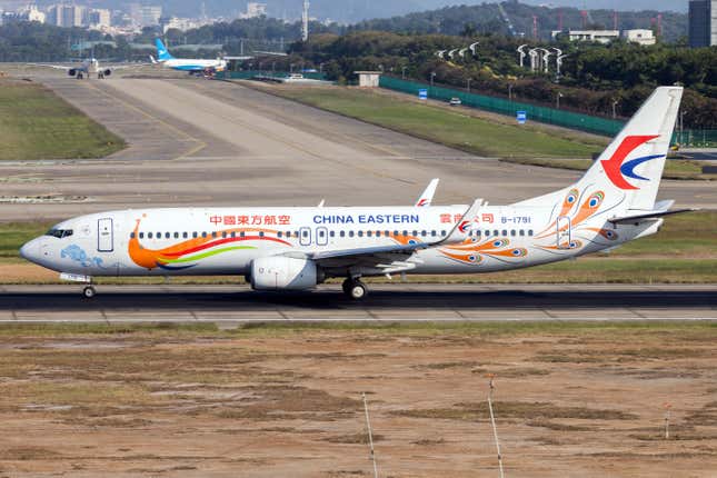 Eine China Eastern Airlines Boeing 737-800