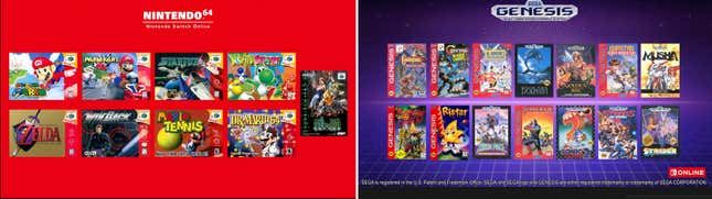 Nintendo Switch Online - Every NES, SNES, N64, Sega Genesis, Game