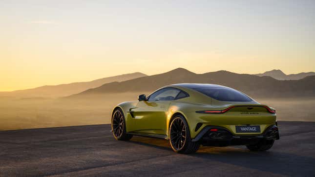 A photo of the new Aston Martin Vantage sports car