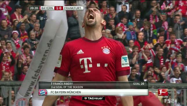 Franck Ribéry Overhead Kick Shows The Frenchman's Still Got It