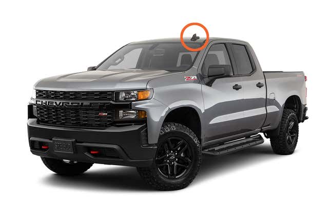 Image for article titled Here's Why A Modern Truck Like the 2022 Ford F-150 Lightning Still Has Such An Old-School Antenna