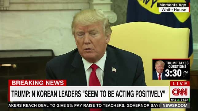 President Trump Graciously Accepts Credit For Saving The Winter Olympics