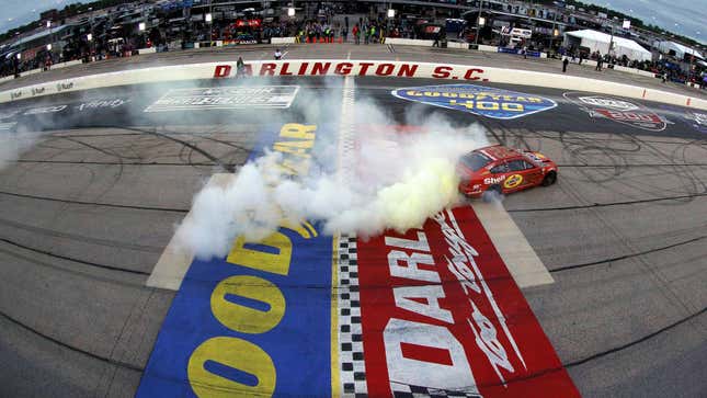 Joey Logao at the 2022 Goodyear 400 at Darlington Raceway.